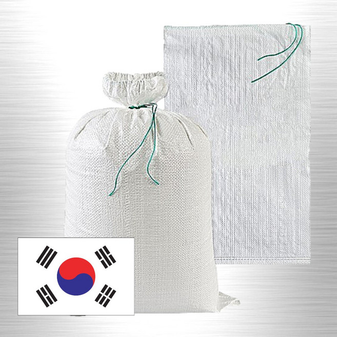 80kg 마대 쌀자루 쌀포대 PP 푸대 재활용 74x110cm 10장 국산