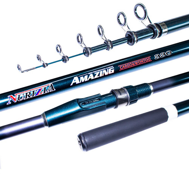 어메이징 원투 바다 올라운드 낚시대 원투대 카고대 강력한 허리힘, 어메이징 카고원투 420, 혼합