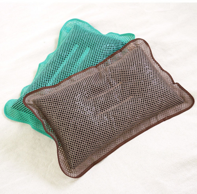 선일바이오 바이오칩 메쉬배개 바이오칩 경추베개, 1개, 브라운