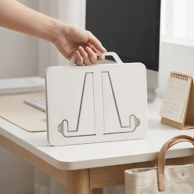 모루아 슬림 경량 독서대, 화이트