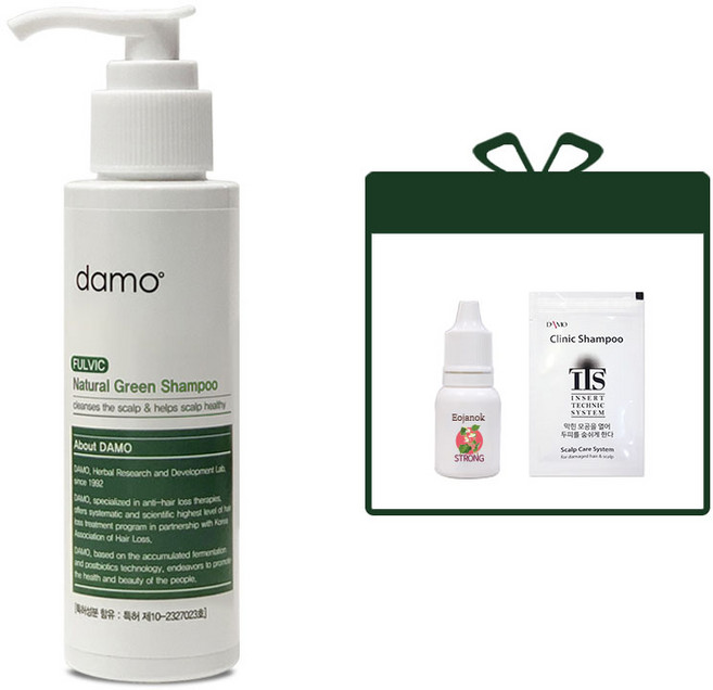 풀빅산 풀빅탈모샴푸 약산성 저자극 그린등급 다모 샴푸 100ml, 1개