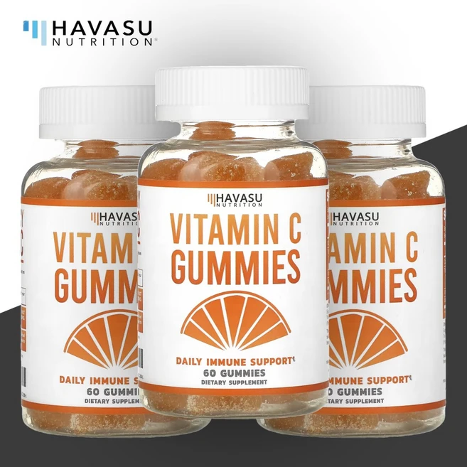 하바수뉴트리션 비타민C 구미젤리 이뮨 써포트 60개, 3개, 60정 - 쿠팡