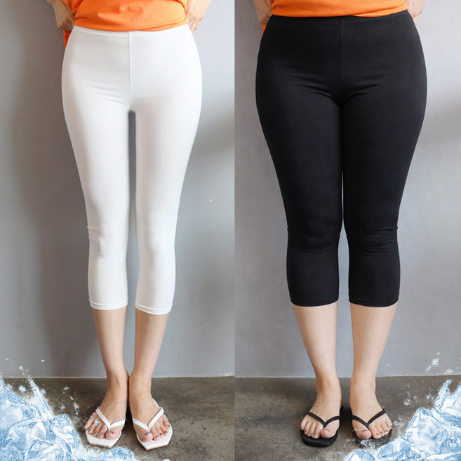 아이스쿨 7부 레깅스 [국내생산 프리미엄] FREE~5XL 빅사이즈