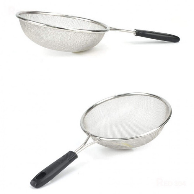 스텐 27종 거품 기름찌꺼기 거름망 튀김 건지기 채망 뜰채 지름 17cm 19cm 22cm 25cm 28cm 30cm, 상세페이지 참조