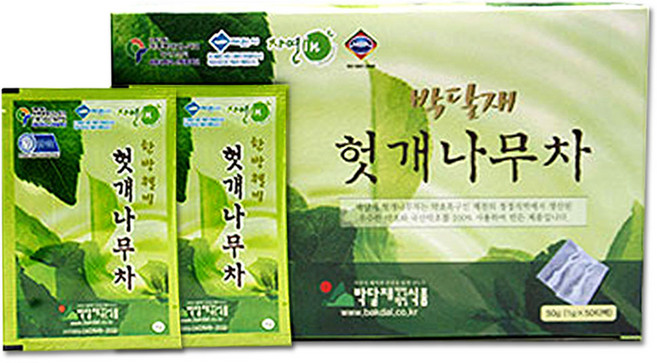 웰빙티모아 국내산 헛개나무차 50개입 50g 숙취해소차 헛개잎 둥굴레 감초, 1개