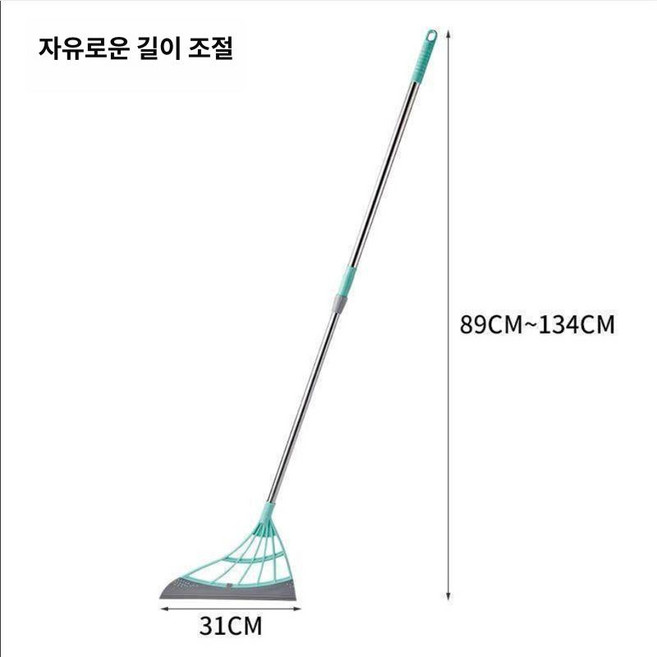쓰리잘비 조절형&핸디잘비세트 / 거울 화장실 기본형핸디잘비세트 빗자루 청소용품., 1개