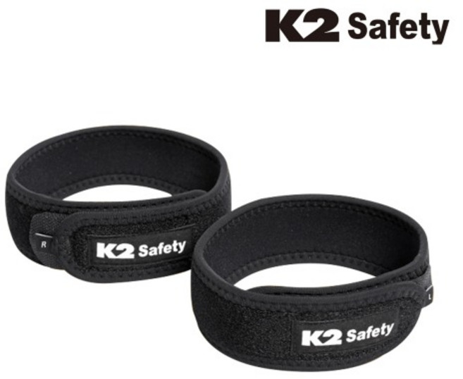 K2 고탄력 러닝 등산 슬개골 무릎보호대, 1세트