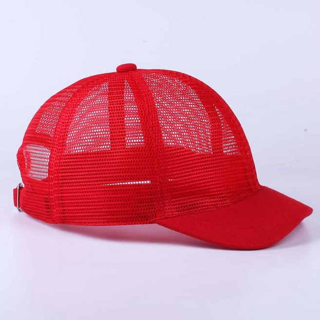 JIBAIHUO 매쉬캡 모자 남자 여자 볼캡 메쉬 챙모자 야구 여름 봄 운동 헬스 남성 캡 패션 망사 시스루 메쉬 모자 볼캡 숏캡 짧은 챙 여름