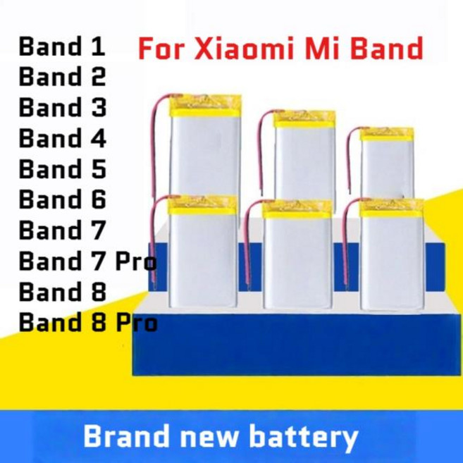 샤오미 미 밴드 1 2 3 4 5 6 7 8 프로 / 7프로 8프로 스포츠 손목밴드용 교체 배터리, Mi Band 3-Mi Band 4