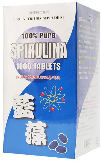 羅得 Spirulina 藍藻錠 1800錠, 1個
