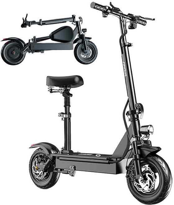 가성비 전동 퀵보드 킥보드 대리기사 안장 접이식 폴딩 롱보드 두발 LED, 15.6A 60-80KM, 1개