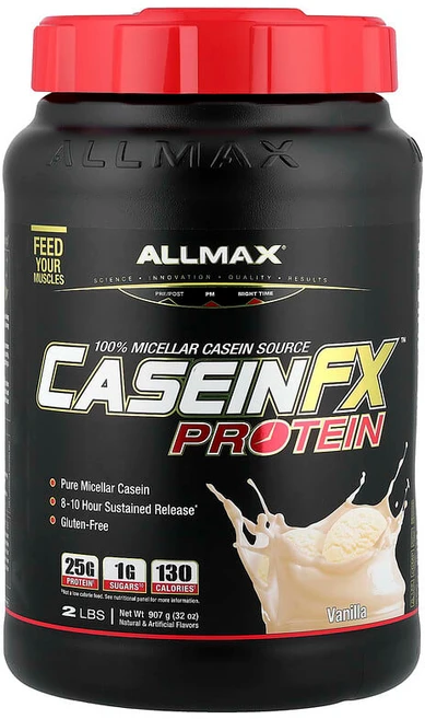 올맥스 Casein-FX™ Protein 100% 카제인 미셀라 원료 바닐라 907g(2lbs) AMX-20216, 1개 - 쿠팡