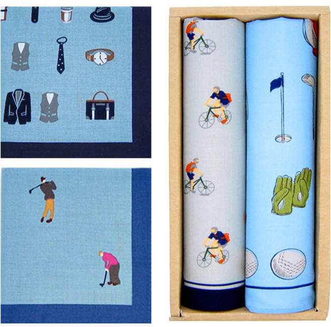 마리엔느 남성 손수건 4매