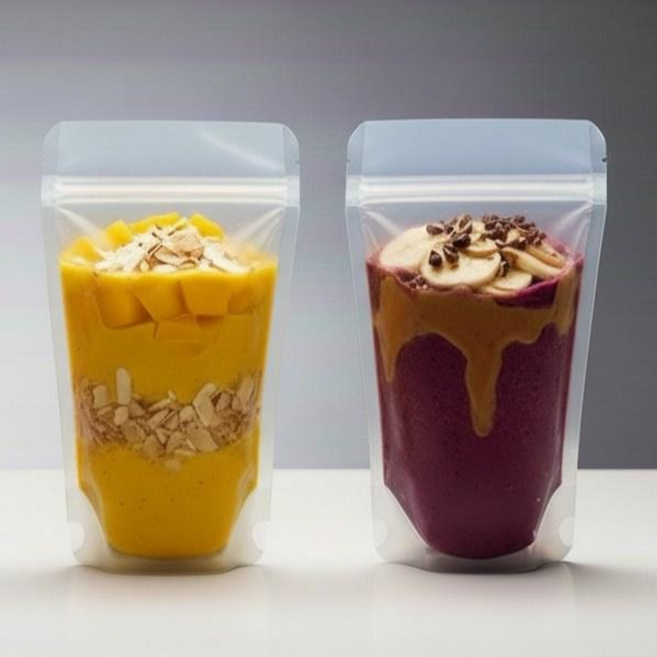 소부니 투명 스탠드 지퍼백 스탠딩 봉투, 소(S), 1개, 100개입, 13 x 20cm