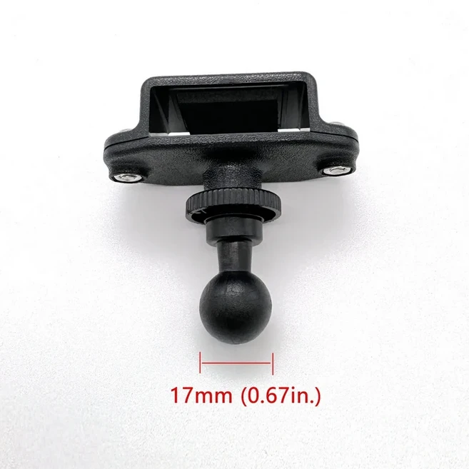 무전기 자동차 홀더 브래킷 액세서리 모토 자전거 스탠드 양방향 라디오 마운트 용, 04 17mm Ball