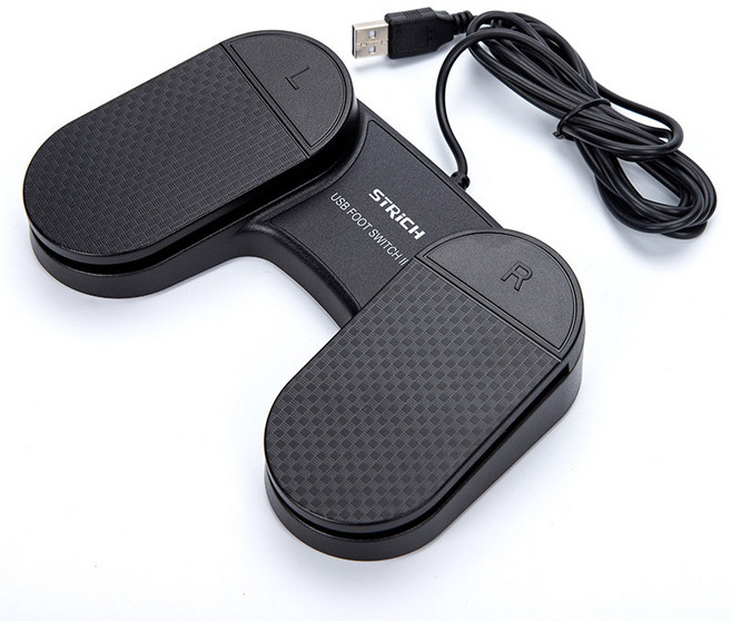 USB 페달 핫키 스위치 매크로페달 발키보드 단축키, A. 발키보드, 2버튼, 단일 모델, BSUN TOY