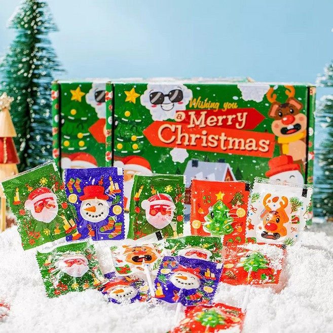 크리스마스 롤리팝 (약40여개입), 320g, 1개