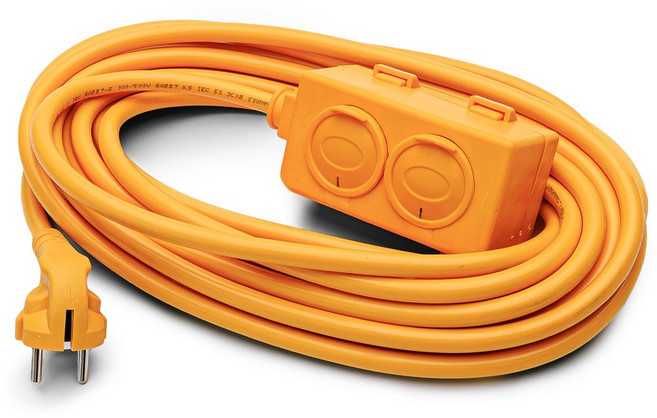 전기 리드선 연장선 작업선 10m 20m 30m 50m, 1개, 2구, 48m