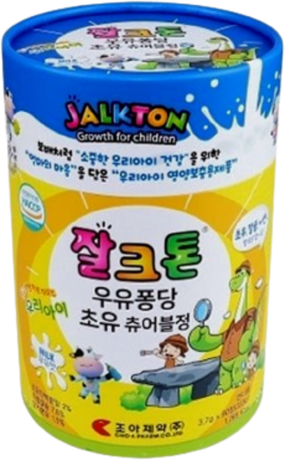 잘크톤 우유퐁당 초유 츄어블정3.7g x 90, 90정, 1개, 3.7g