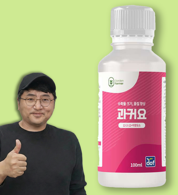 (연산농약사) (텃밭용 소용량) 도프 과커요 100ml 액상 12-2-12+미량요소 과일 생육 향상 추비 킬레이트 채소 식물 화분 고추 마늘 양파 전작물 비료 영양제 농약 아님, 1개
