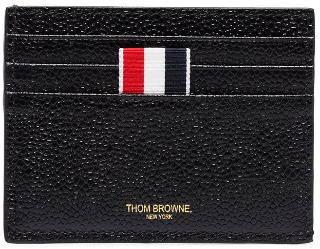 톰 브라운 페블 레더 카드홀더