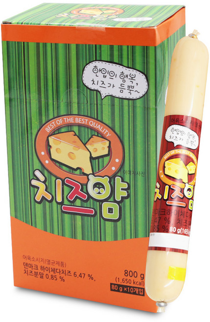동원 치즈얌 800g (80gx10개) 소시지, 80g, 10개