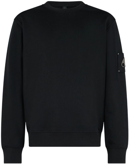 무스너클 로고 아플리케 스웨트셔츠