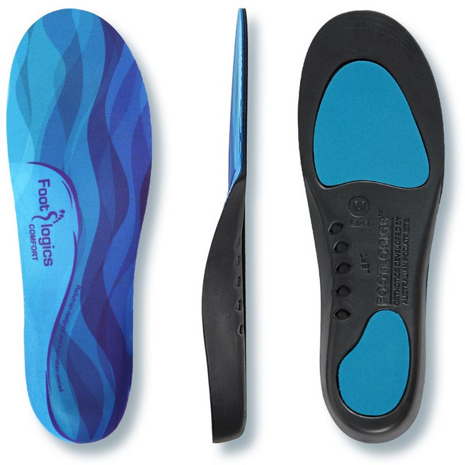 풋로직스 컴포트 발편한 아치 기능성 깔창 족저근막염 쿠션 신발 깔창, S(245~260mm), 1개