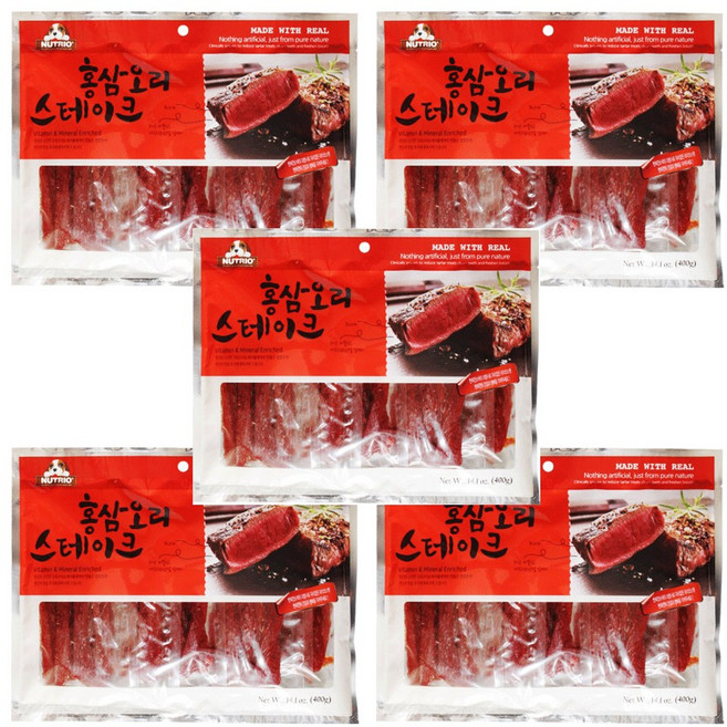 뉴트리오 홍삼 오리 스테이크 400g X 5개