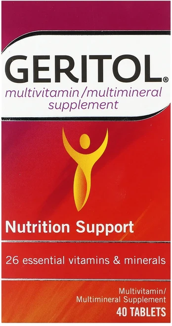 헁복하고 건강하세요 Geritol 종합비타민/종합미네랄 보충제 40정 늘 챙기셔야합니다, Geritol 종합비타민종합미네랄 보충제 40정, 1개 - 쿠팡