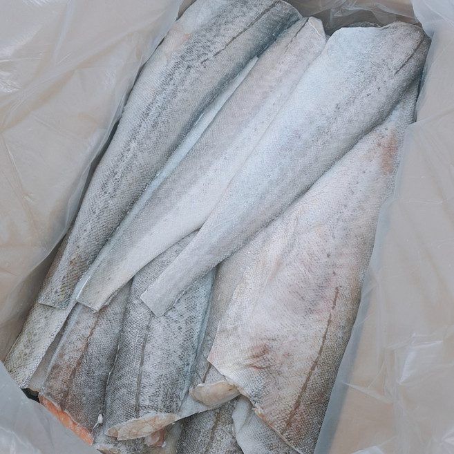 식당업소용 냉동 명태포 반쪽 필렛 1박스 10kg 대용량 동태포 스틱/스테이크형, 1