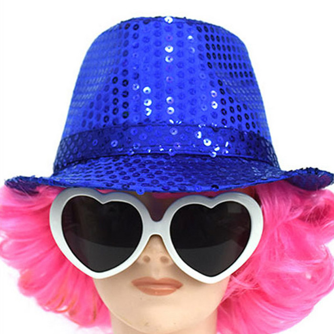 수플레이스 스팡클신사모자(블루) 파티 반짝이 소품, 1개