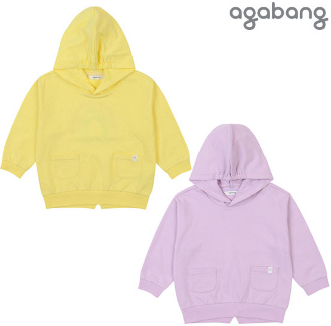 [아가방 가을]주니메종후드티셔츠(PURPLE YELLOW)_01P151005