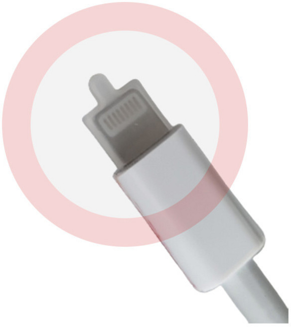 아이폰 8핀 케이블 보호캡 헤드 단자 실리콘 보호 캡 아이패드 8핀 라이트닝 케이블 암컷, 아이폰용 8핀 충전포트 먼지마개 수컷, 1개