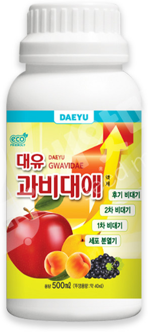 대유 과비대애 500ml 비대제 사과 배 포도 과실 당도 비료 영양제, 1개
