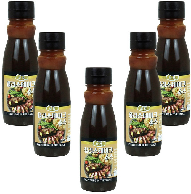 칠리스테이크소스 220g, 5개