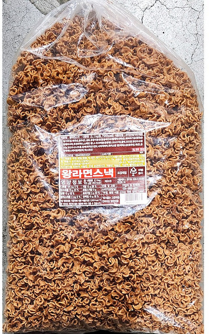 대용량 추억의 라면땅 과자 2300g 업소용 인간사료