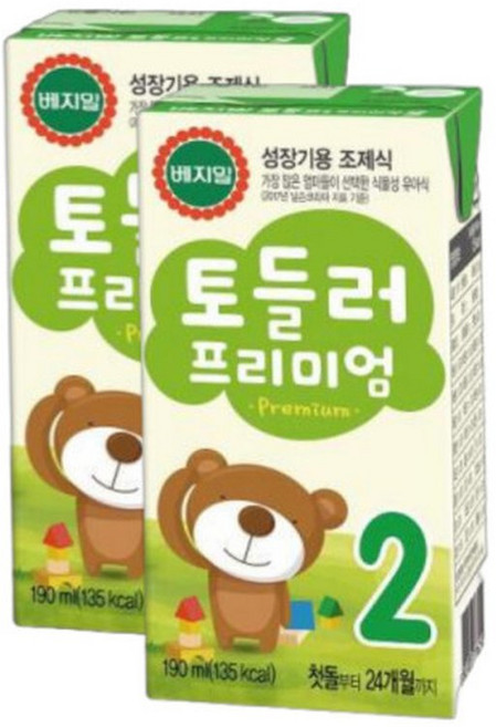 정식품 베지밀 2단계 토들러 프리미엄 190ml 32개