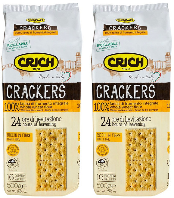 크릭 통밀 크래커, 500g, 2개