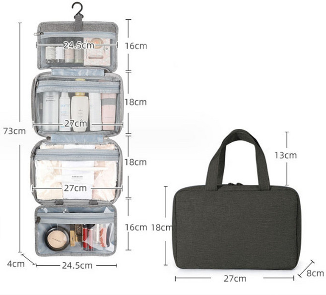 [Bahn 4컬러] 반홈 여행용 4단 워시백