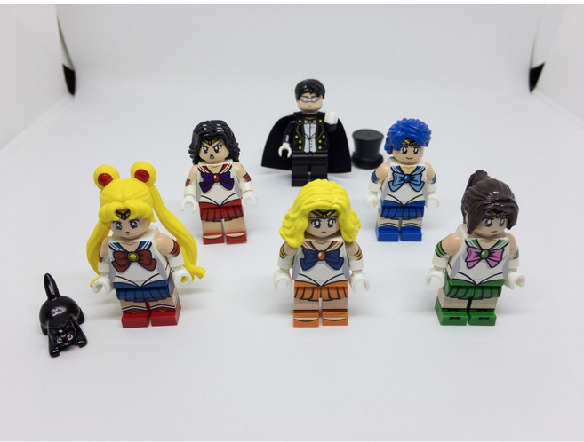 ［想樂］Manga Brick MGB006 美少女戰士 一組6隻, 1個