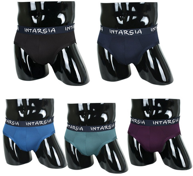 인따르시아 남성용 스타일 밴드 삼각팬티 5종