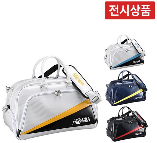 혼마골프 혼마 투어 프로 남성용 골프 여행용 보스턴백 BB12201, BB12201 화이트오렌지