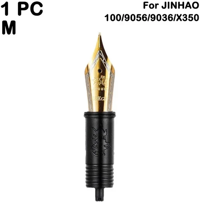 3/1 PCS JINHAO 만년필 하트비트 펜촉 EF/F/M 펜촉 9019/X용 159100 /9056/9036/9016 시리즈 문구 학교 사, 01 빠른  Mainland, 05 1 PC NO.35 M Nib