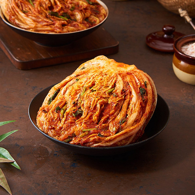 [이킴] 포기김치 1.7kg / 해남산 해풍배추 / 아삭 수제 반찬 / 국산 김치, 1개