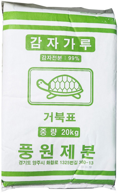 무배_감자전분(풍원 20K) 업소용, 1박스, 20kg