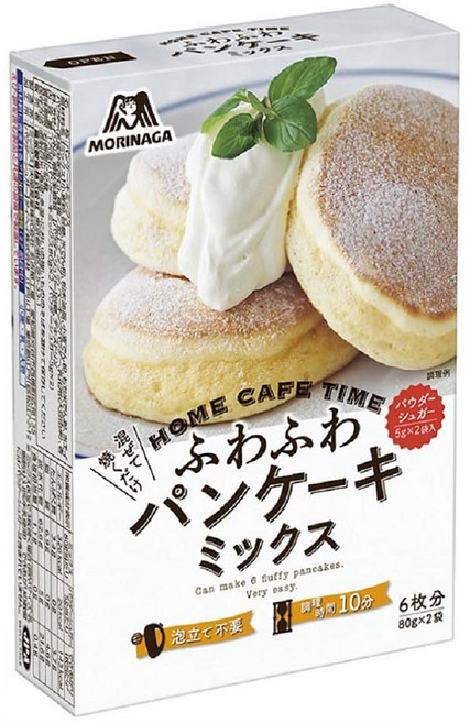 MORINAGA 모리나가 후와후와 팬케이크 믹스, 170g, 2개