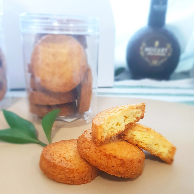 프리미엄 수제 코코넛 사브레쿠키 1통 (8~10개), 3개, 155g