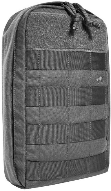 【山道具屋】Tasmanian Tiger TT Tac Pouch 7 加大直式EDC迷彩戰術外掛裝備包 耐磨迷彩 多功能外掛系統 適用於登山露營軍事活動, 1個, 鈦灰色