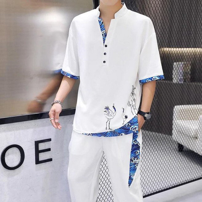 라엔 여름 남성 개량 한복 상하의세트